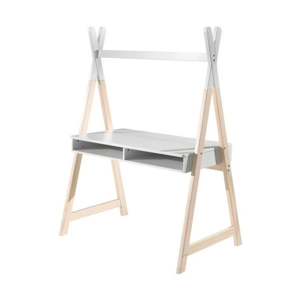 Vipack Kiddy Bureau Tipi Wit 3 Vipack Kiddy Bureau Tipi Wit