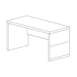 Vipack Lara Bureau Wit -Kinderproducten vipack lara bureau wit tekening 61ca