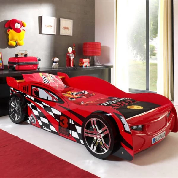 Vipack Night Speeder Autobed Rood 90 X 200 Cm - Afbeelding 2