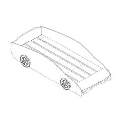 Vipack Night Speeder Autobed Rood 90 X 200 Cm -Kinderproducten vipack night speeder autobed tekening aeeb
