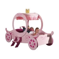 Vipack Princess Kate Car Bed Roze 90 X 200 Cm