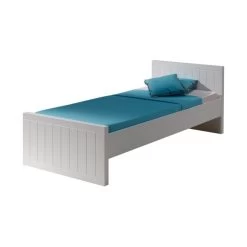 Vipack Robin Kinderkamer Wit | Bed 90 X 200 Cm + Kast 2-Deurs -Kinderproducten vipack robin bed wit 90 x 200cm 2 2049