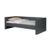 Woood Dennis Bedbank Steel Grey 90 X 200 Cm -Kinderproducten woood dennis bedbank steel grey 90 x 200 cm a68a